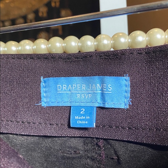 Draper James Women's Burgundy Skinny Jeans - Picture 3 of 3